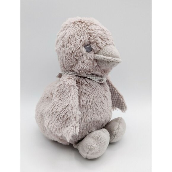 GINGERLILLY AUSTRALIA Dylan GRAY DUCK Plush RATTLE CRINKLE LOVEY Stuffed Toy 10" - Picture 2 of 4